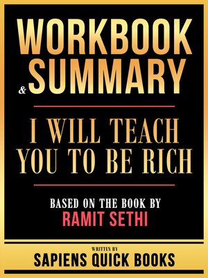 cover image of Workbook & Summary--I Will Teach You to Be Rich--Based On the Book by Ramit Sethi